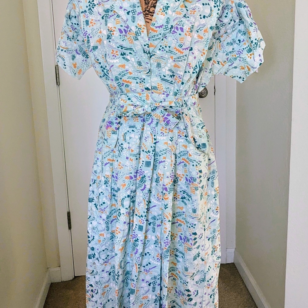 Floral Print Wrap Dress